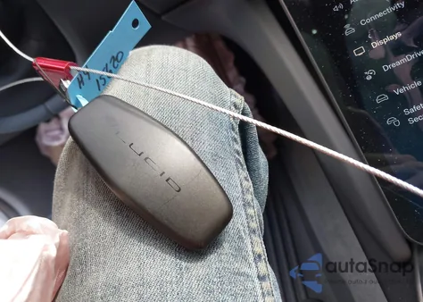 2025 Lucid Air Grand Touring из США, поврежденный, VIN 50EA1GBA1SA007662